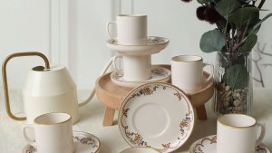 Bronze Bloom Nordic Kahve Takımı 12 Parça 6 Kişilik 22928-29