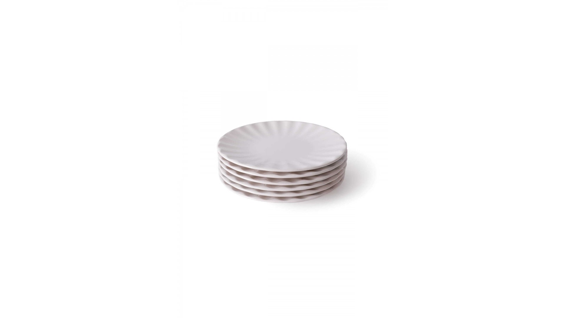 Beyaz Sirius Servis Tabağı 27 Cm 6 Adet 006