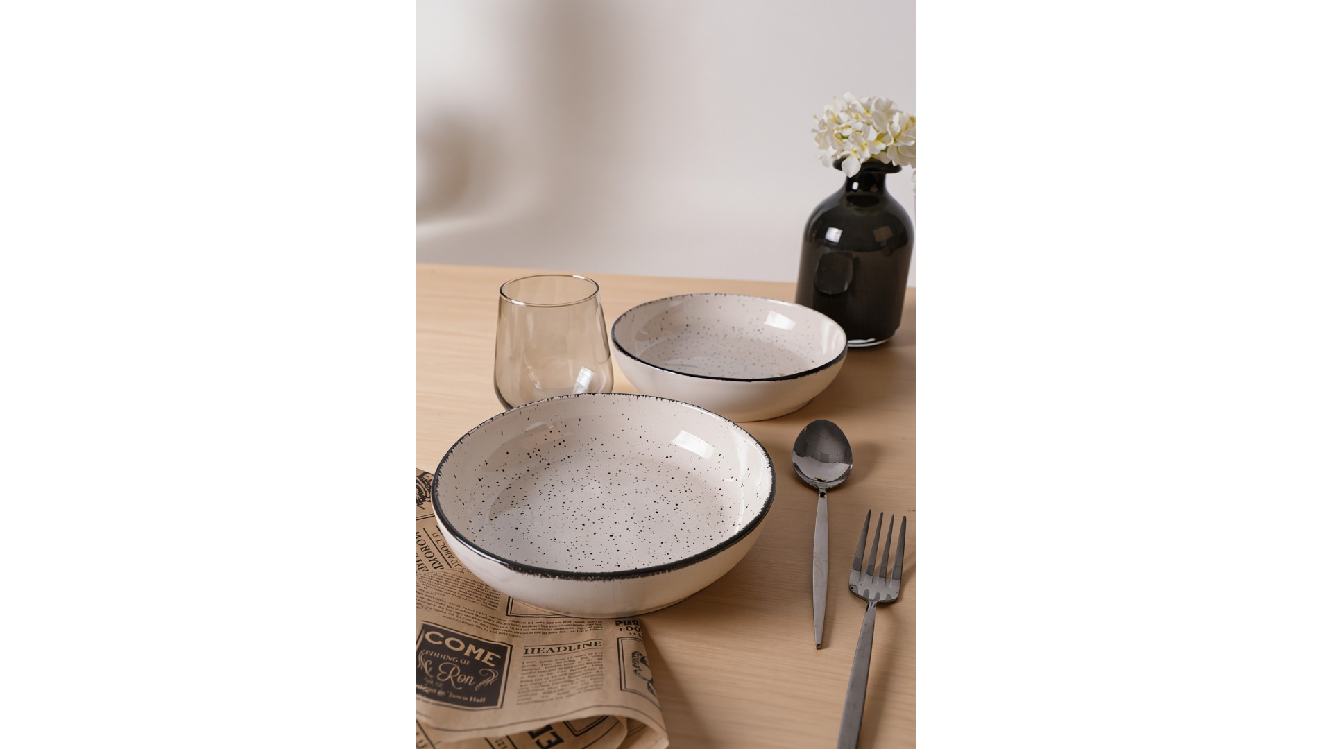 Krem Ephesus Yemek / Salata Tabağı 20 Cm 2 Adet 23381