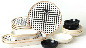 Keraart Polka Kahvaltı Takımı 18 Parça 6 Kişilik 19919-22-41
