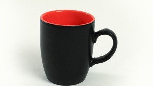 Mat Siyah/Turuncu Bulut Kupa 9 Cm 6 Adet 956/200