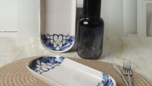 Wave Flow Noyan Kayık Tabak 26 Cm 2 Adet 22747