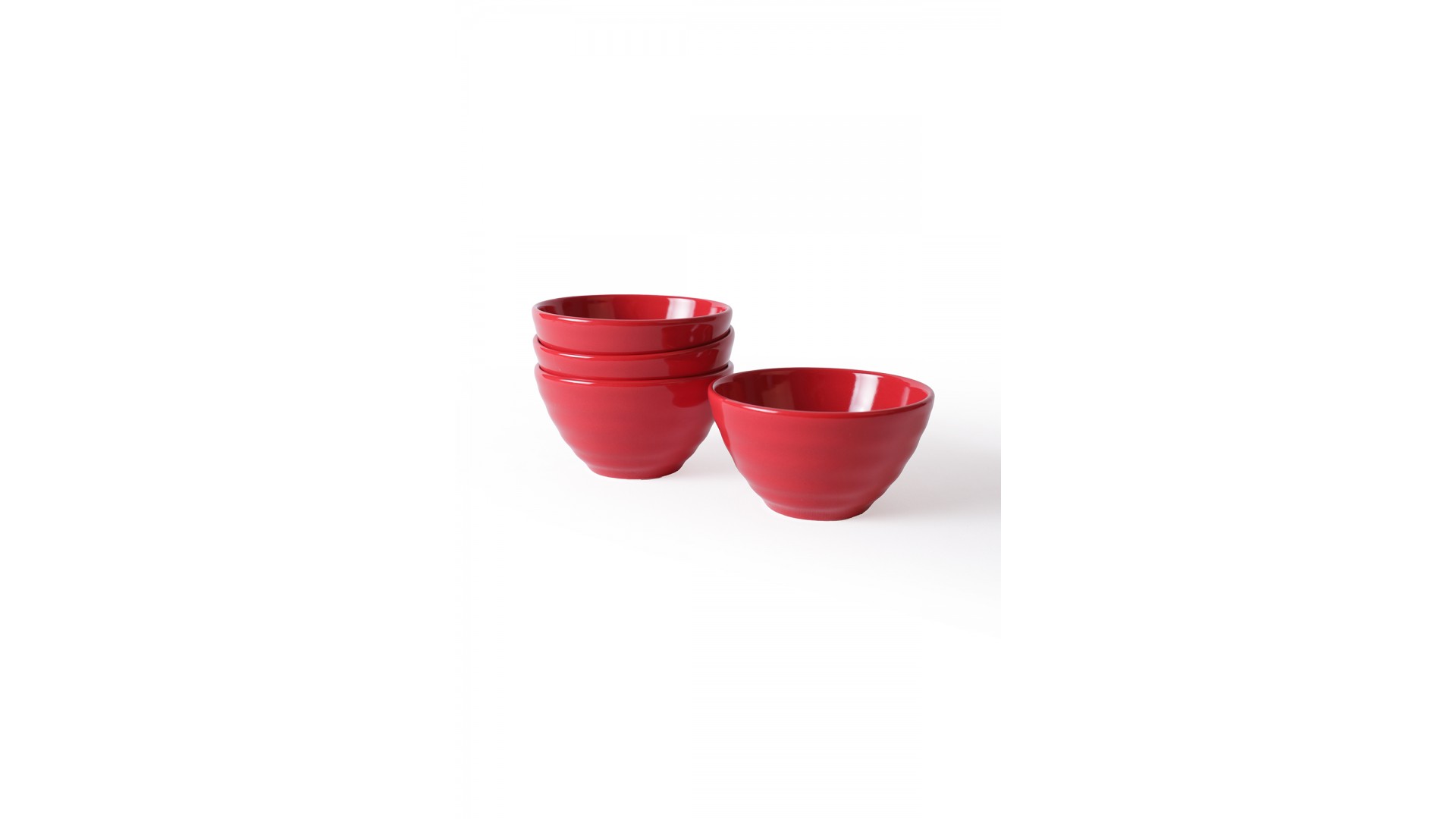 Kırmızı Escargot Kase 14 Cm 4 Adet 506