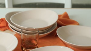 Krem Stella Yemek Tabağı 22 Cm 6 Adet 030