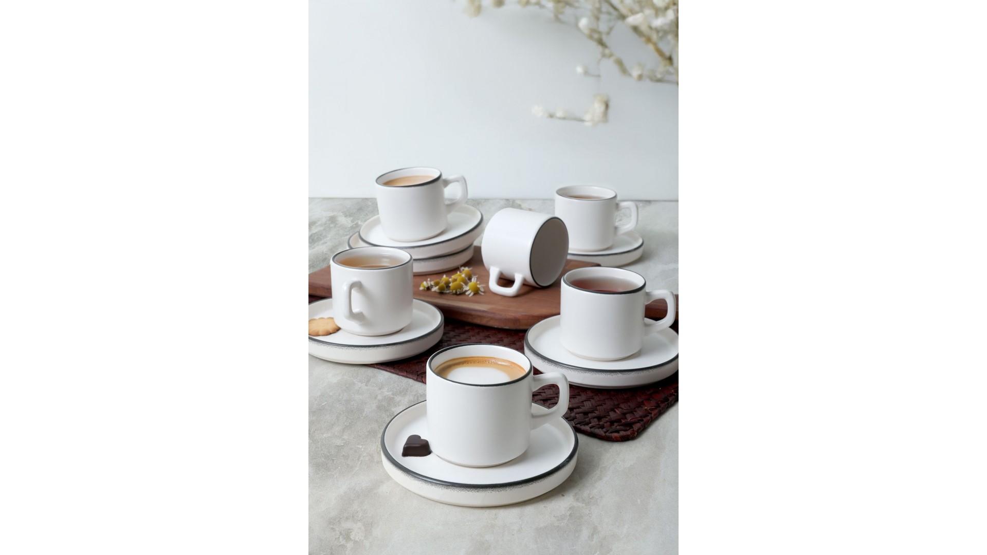 Simply Stackable Çay Takımı 12 Parça 6 Kişilik 19985