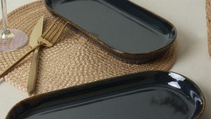 Zümrüt Noyan Kayık Tabak 2 Adet 26 Cm