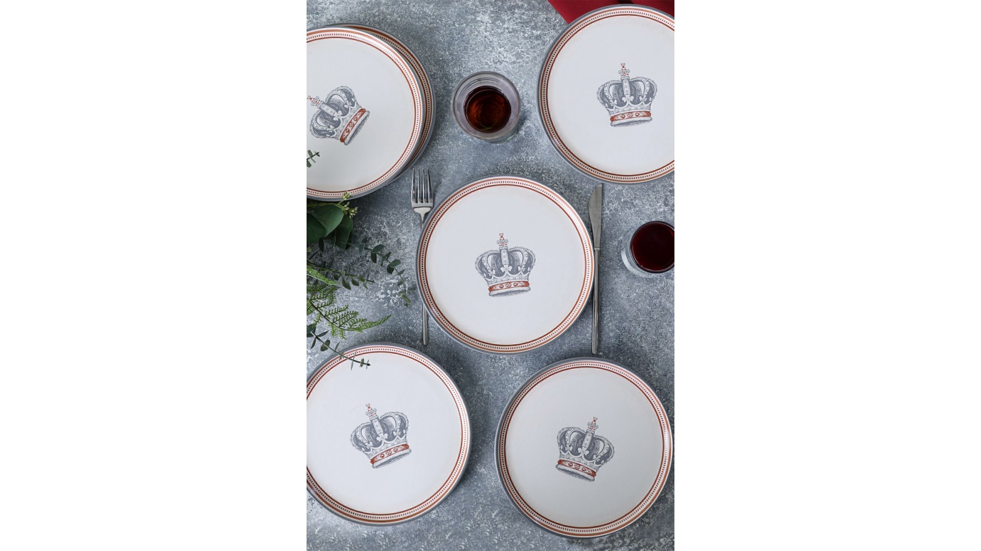 Keraart Royal Majesty Pasta Tabağı 22 Cm 6 Adet 21622