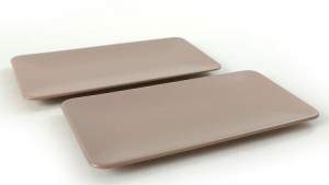Mat Toprak Taupe Siera Kayık Tabak 33 Cm 2 Adet 977