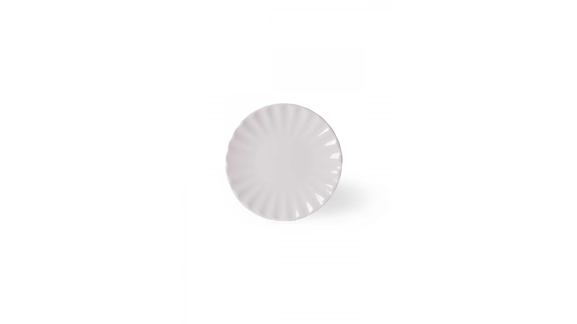 Beyaz Sirius Servis Tabağı 27 Cm 6 Adet 006