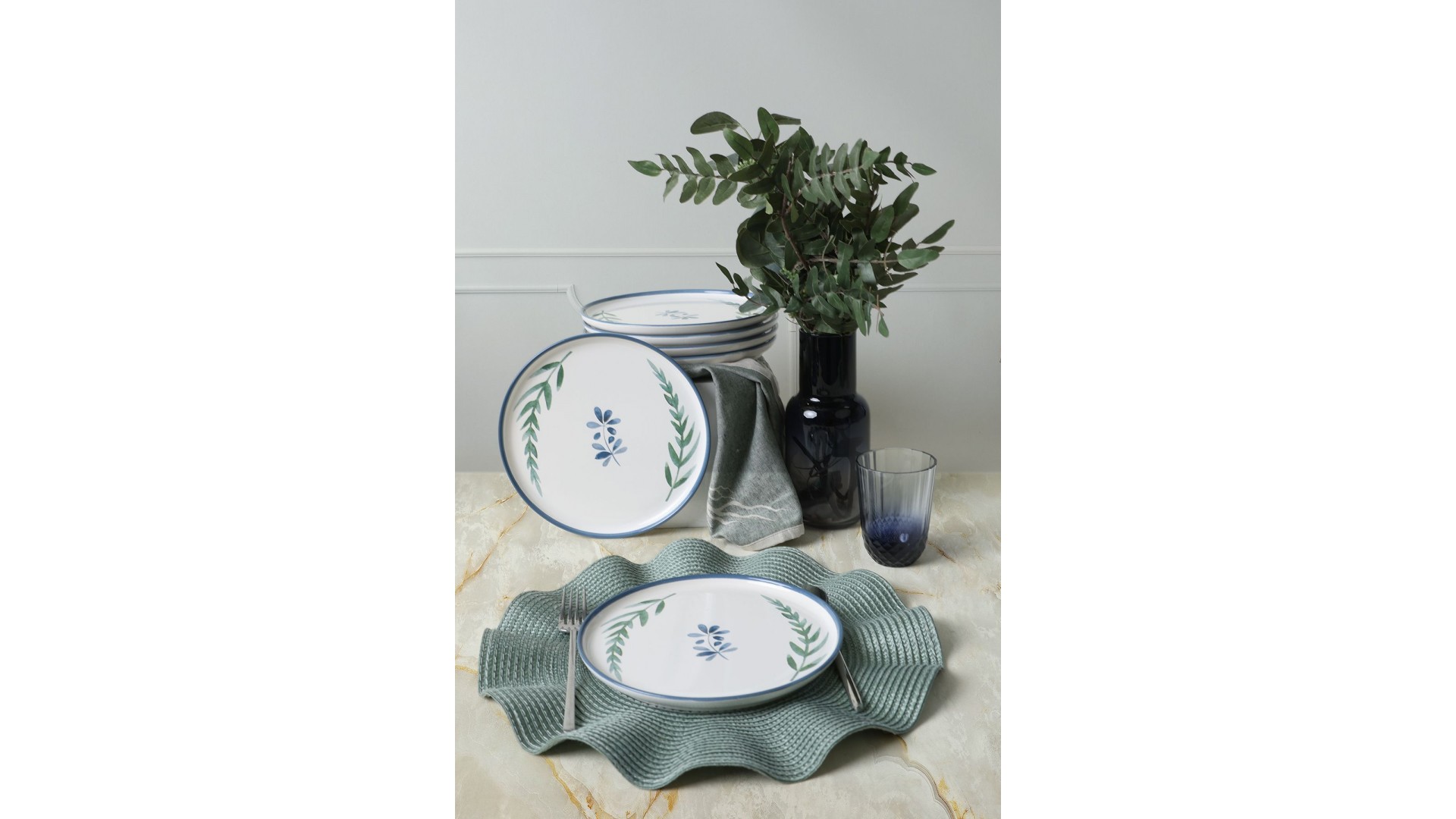 Daphne Nordic Pasta Tabağı 22 Cm 6 Adet 22923