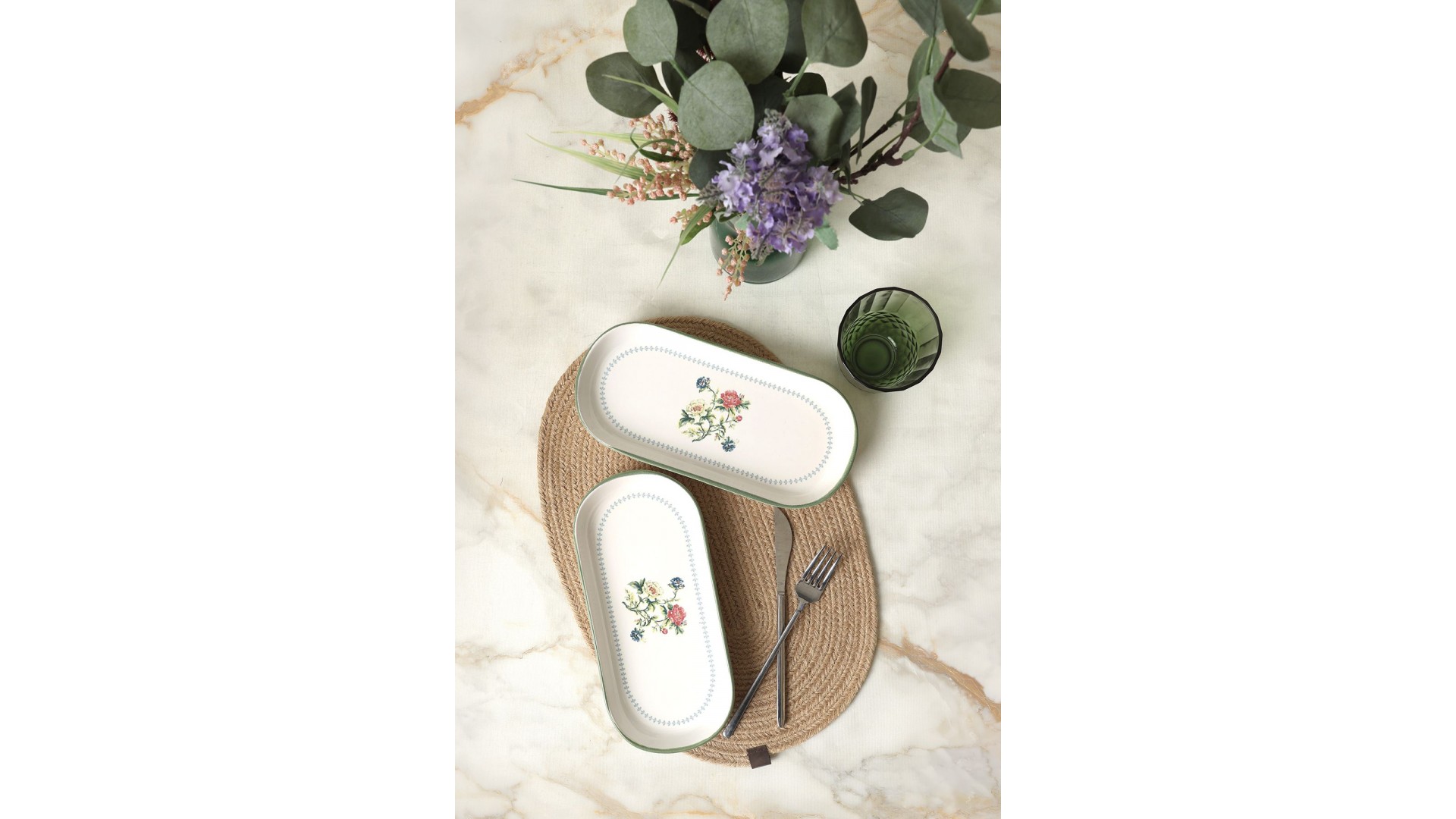 Rose Line Noyan Kayık Tabak 26 Cm 2 Adet 22913