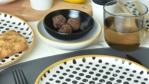 Keraart Polka Kahvaltı Takımı 18 Parça 6 Kişilik 19919-22-41