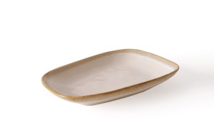 Shizen Sarı / Krem Tetra Kayık Tabak 28 Cm 2 Adet Q46-Q44
