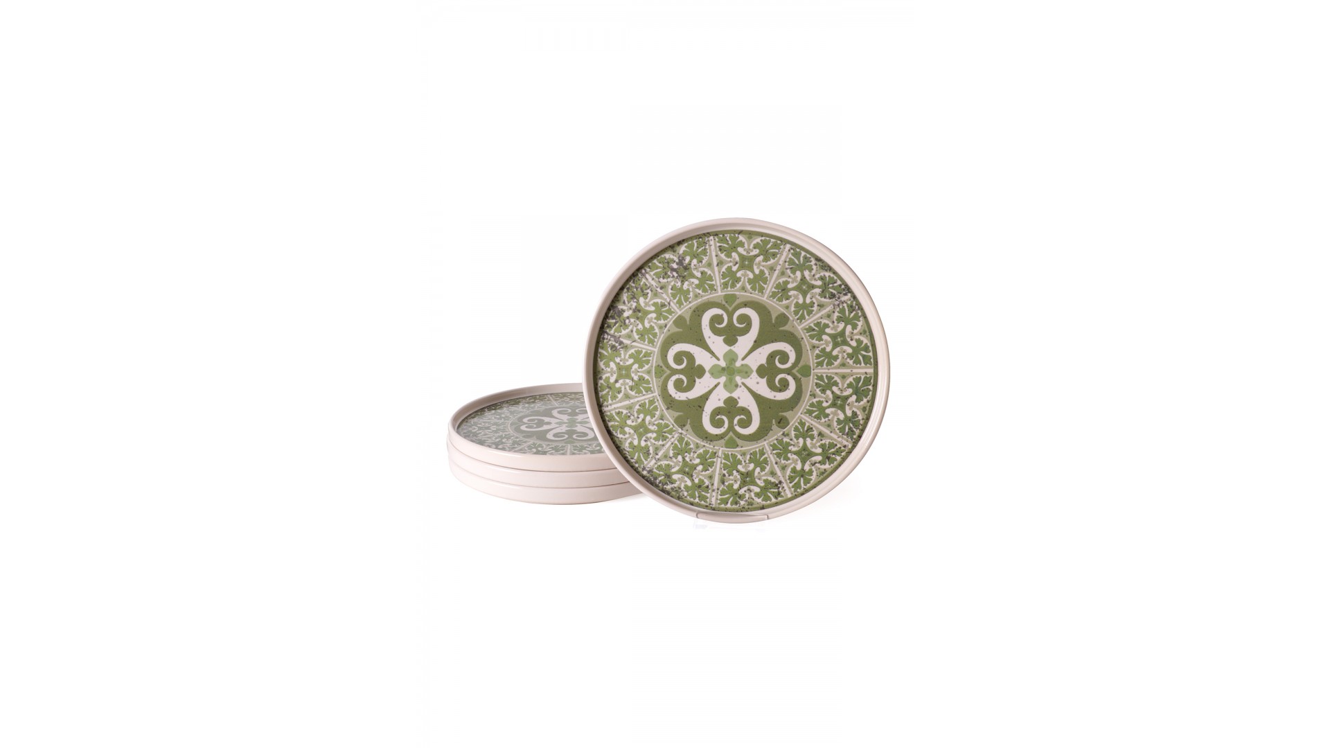 Timeless Green Stackable Servis Tabağı 27 Cm 4 Adet 21975