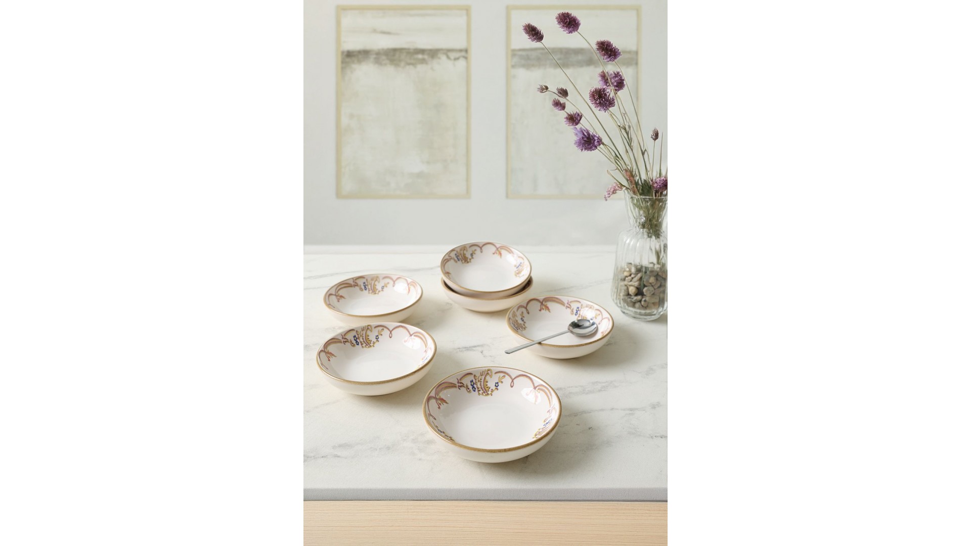 Bronze Bloom Halka Çerezlik / Sosluk 13 Cm 6 Adet 22929