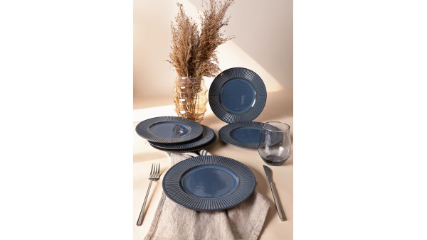 Lapis Myra Pasta Tabağı 22 Cm 6 Adet Q08