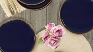 Nordic Gold Kobalt Pasta Tabağı 22 Cm 6 Adet