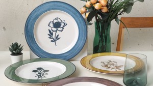 Floral Essence Servis Tabağı 28 Cm 4 Adet  22889-91-92