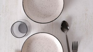 Krem Ephesus Yemek / Salata Tabağı 20 Cm 2 Adet 23381