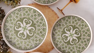 Timeless Green Stackable Servis Tabağı 27 Cm 4 Adet 21975