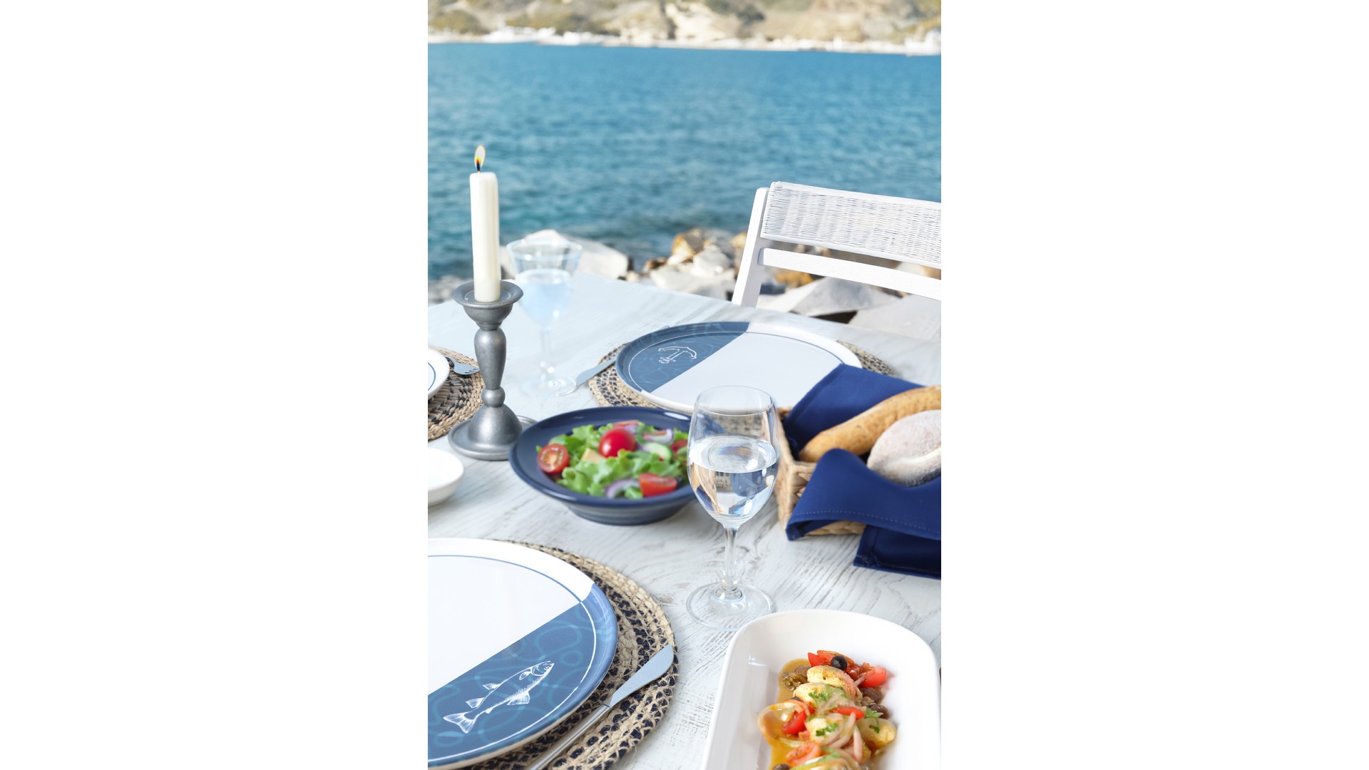 Bodrum Serisi Nordıc Servis Tabağı 28 Cm 6 Adet 22914-17