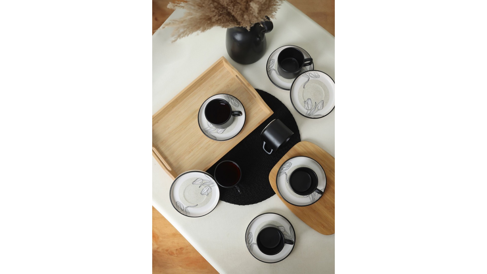 Keraart Shade Stackable Çay Takımı 12 Parça 6 Kişilik 21848