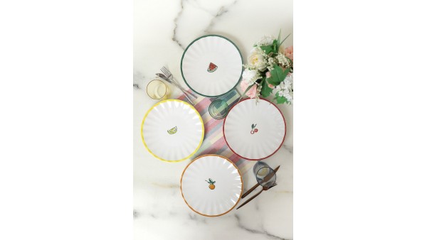 Fruit Feast Sirius Servis Tabağı 27 Cm 4 Adet 23108-09-10-11