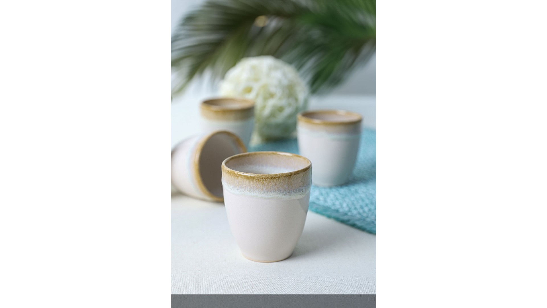 Shizen Krem Latte Kupa 8 Cm 6 Adet Q44