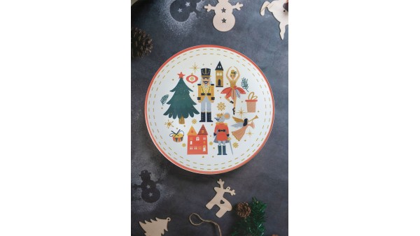 Keraart New Year Kurşun Asker Servis Tabağı 26 Cm 21653