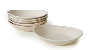 Krem Stella Yemek Tabağı 22 Cm 6 Adet 030