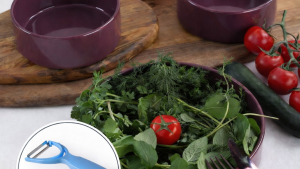 Mor Stackable Salata/Çerez Seti 3 Parça