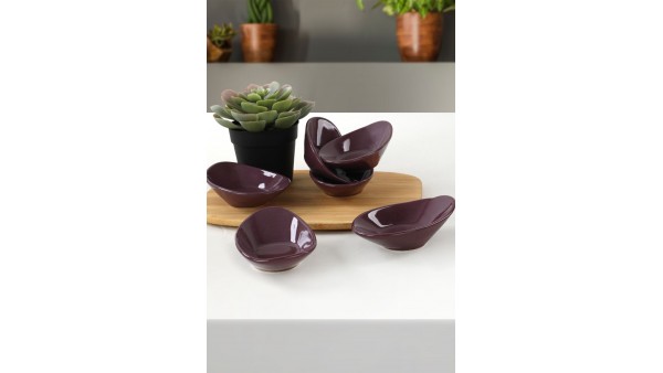 Mor Dalga Çerezlik/Sosluk 12 Cm 6 Adet