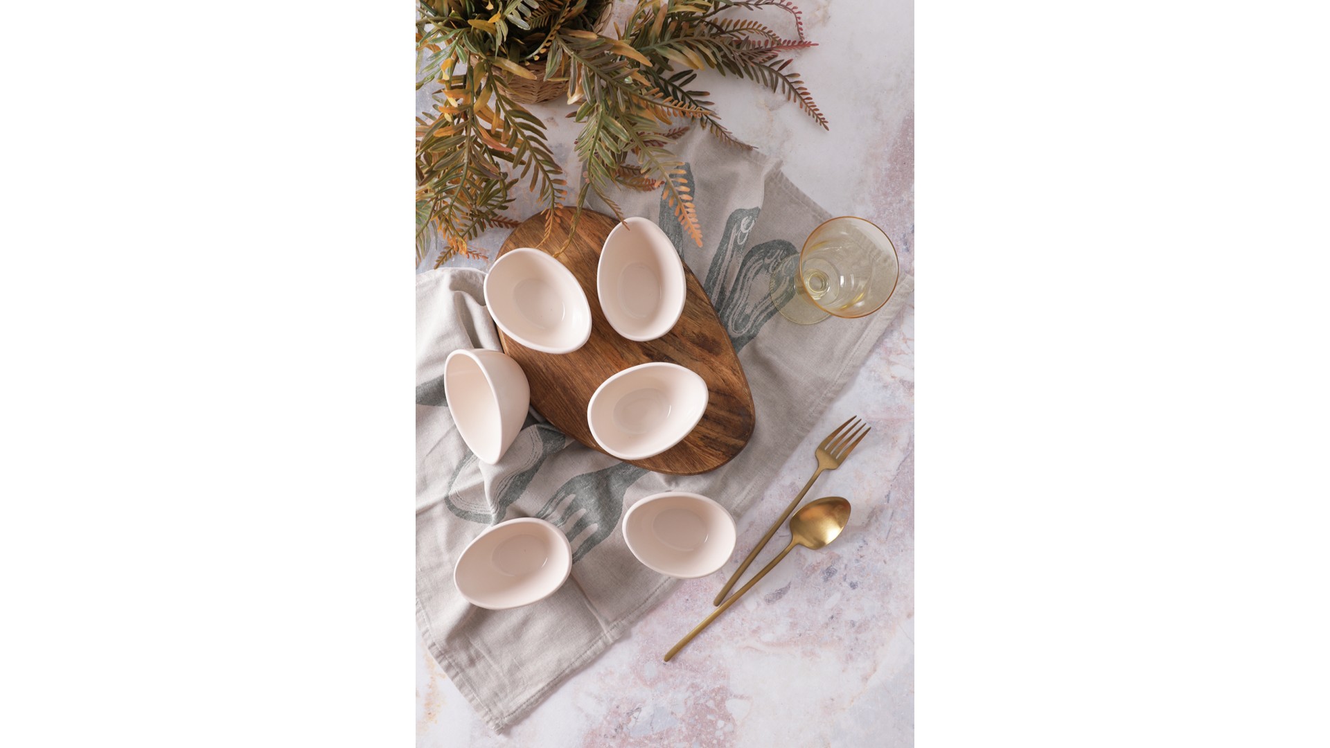 Krem Ephesus Çerezlik / Sosluk 10 Cm 6 Adet 030