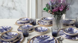 Brush & Bloom Yemek Takımı 18 Parça 6 Kişilik 22956