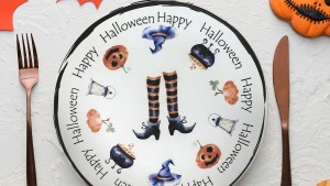 Keraart Halloween Happy Servis Tabağı 26 Cm 19950
