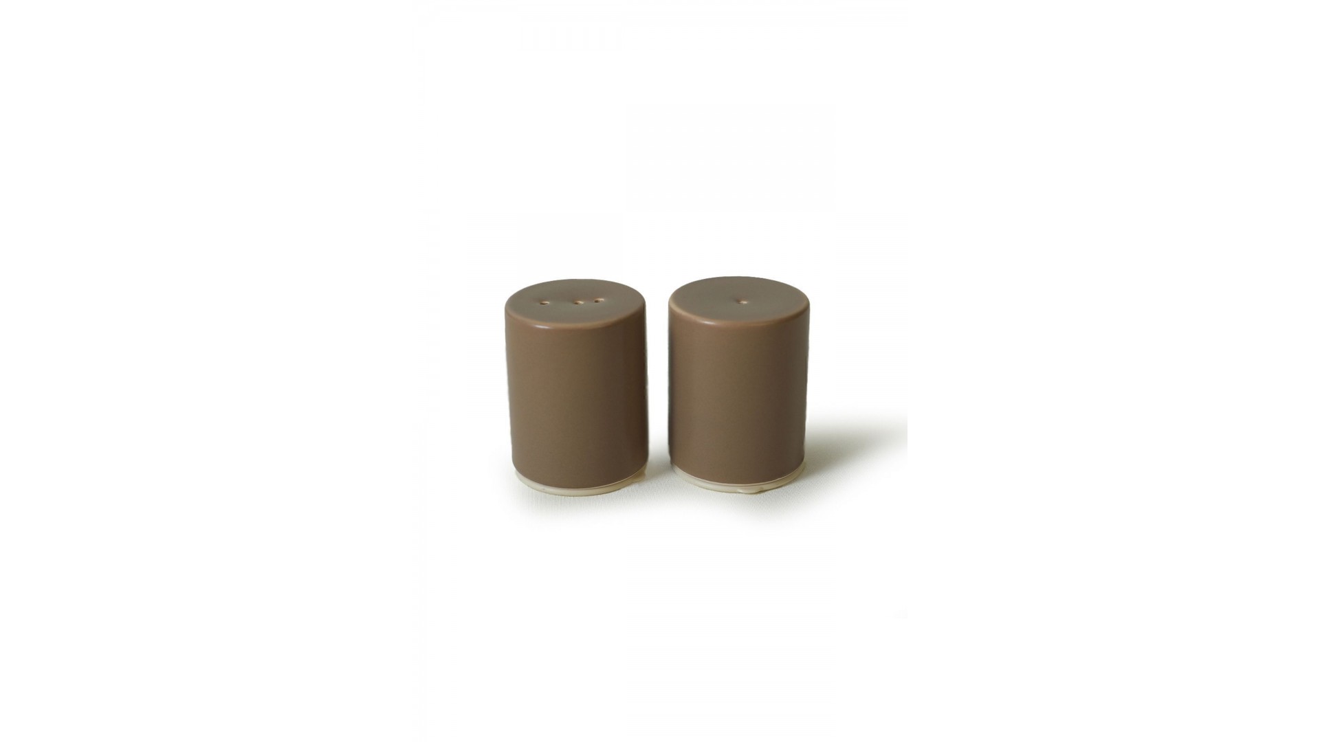 Mat Toprak Taupe Stackable Tuzluk / Biberlik 6 Cm