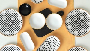 Keraart Polka Kahvaltı Takımı 18 Parça 6 Kişilik 19919-22-41