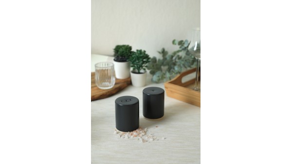 Koyu Gri Stackable Tuzluk / Biberlik 6 Cm