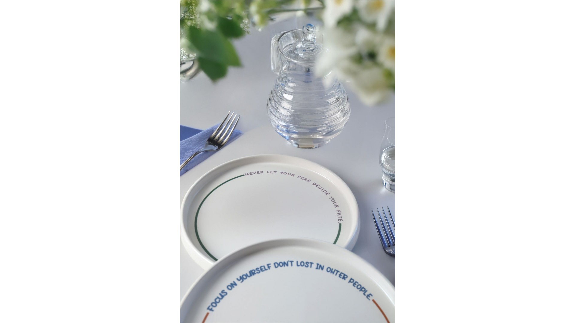 Motto Line Stackable Pasta Tabağı 21 Cm 4 Adet  22645-22731-35-36