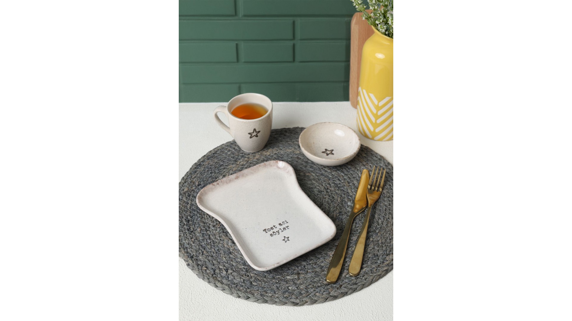 Tost Kahvaltı Takımı 3 Parça 22499-22507