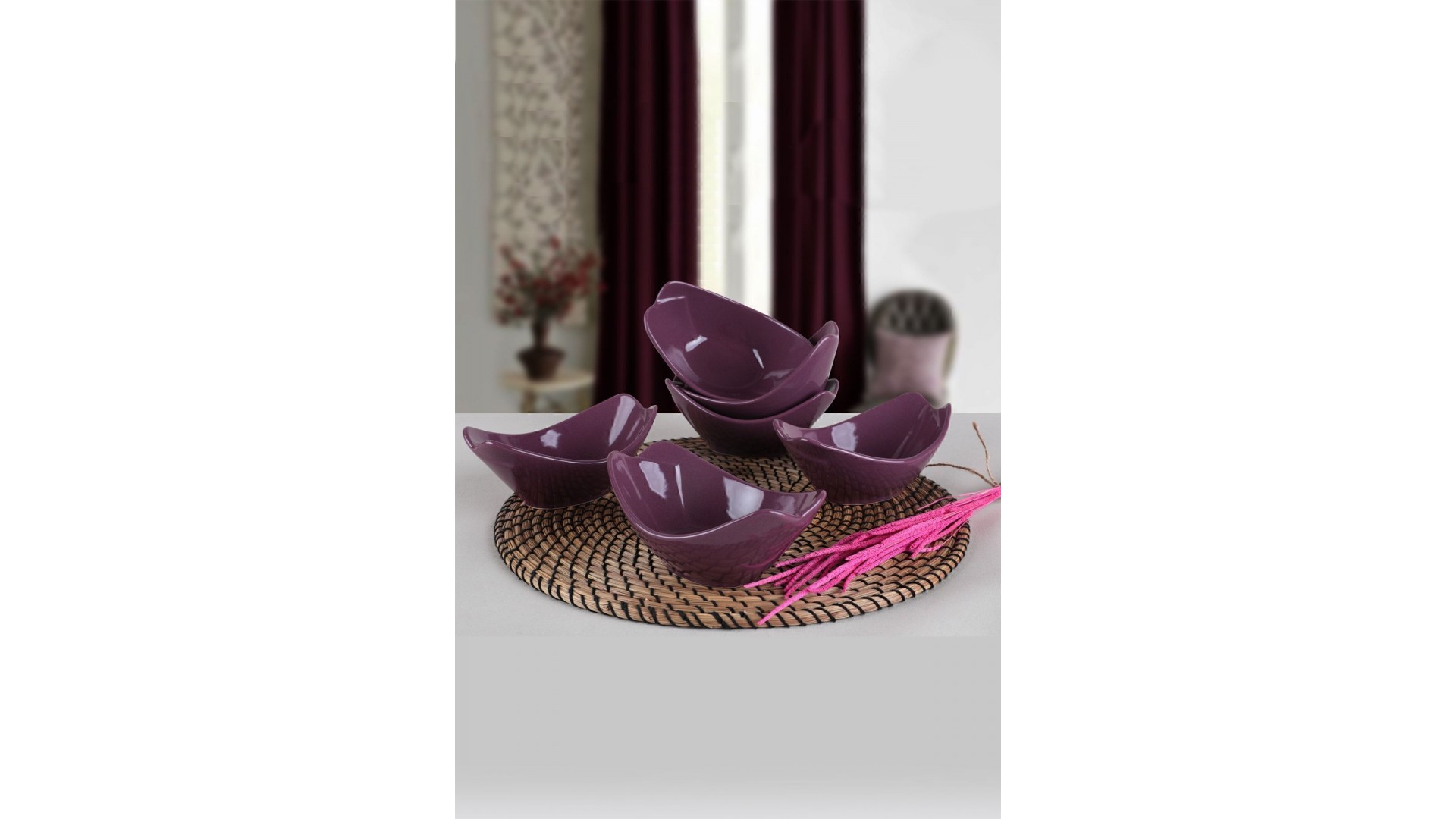Mor Sera Çerezlik/Sosluk 16 Cm 6 Adet
