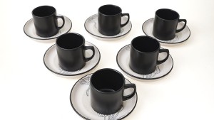 Keraart Shade Flowers Nordic Kahve Takımı 12 Parça 6 Kişilik 21848