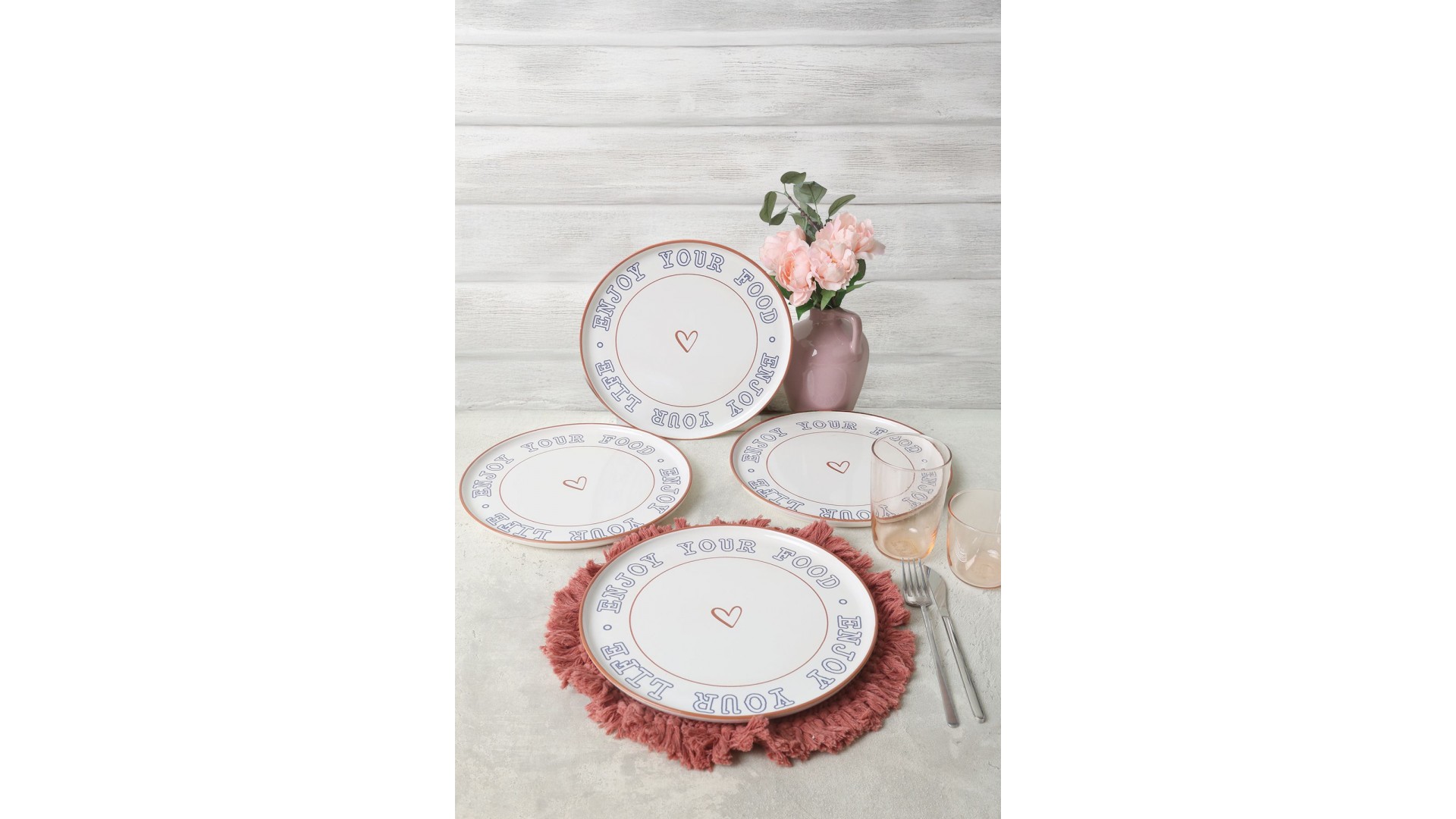 Enjoy Your Food Nordic Servis Tabağı 28 cm 4 Adet 22973