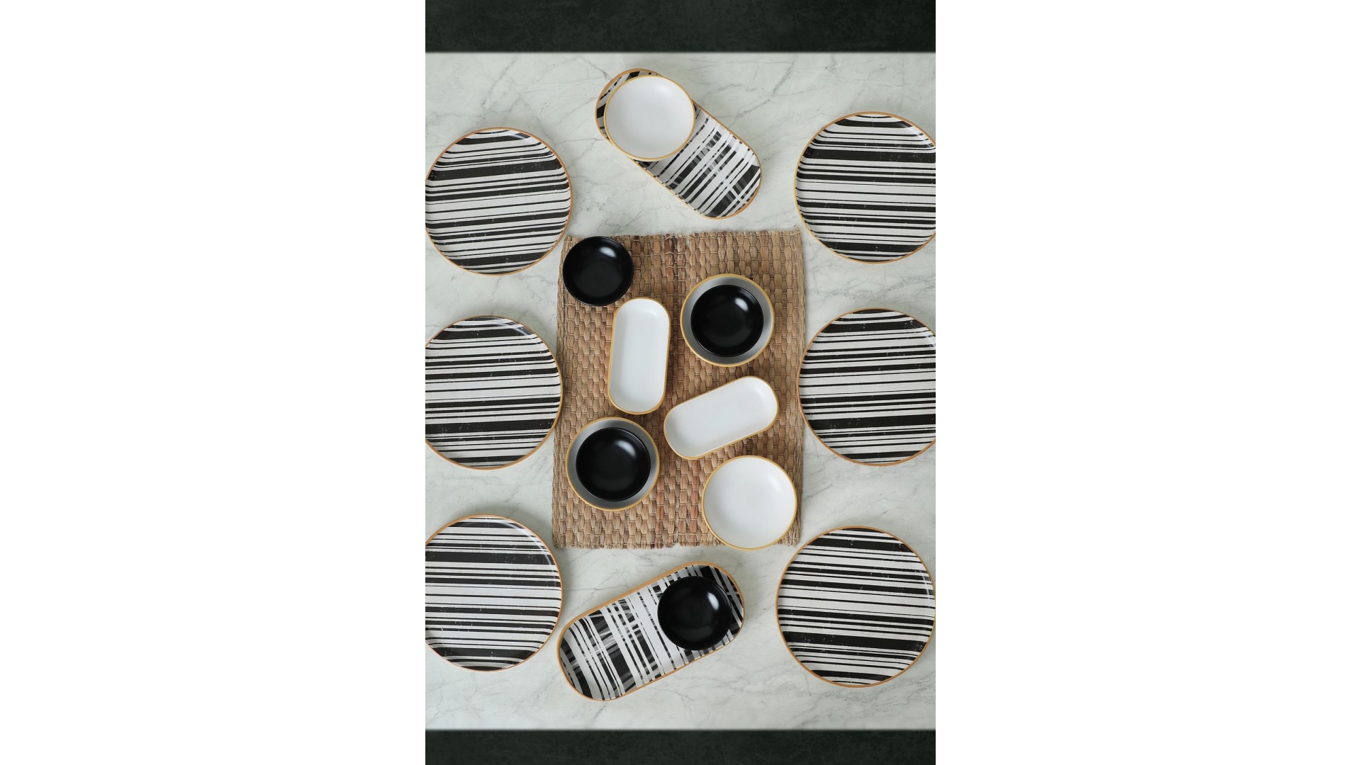 Keraart Cleo Kahvaltı Takımı 18 Parça 6 Kişilik 19918-20-41