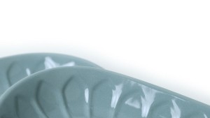 Yeşil Badem Kayık Tabak 25 Cm 2 Adet 326