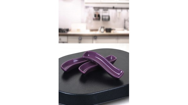 Mor İvory Zeytinlik 3 Adet 18 Cm