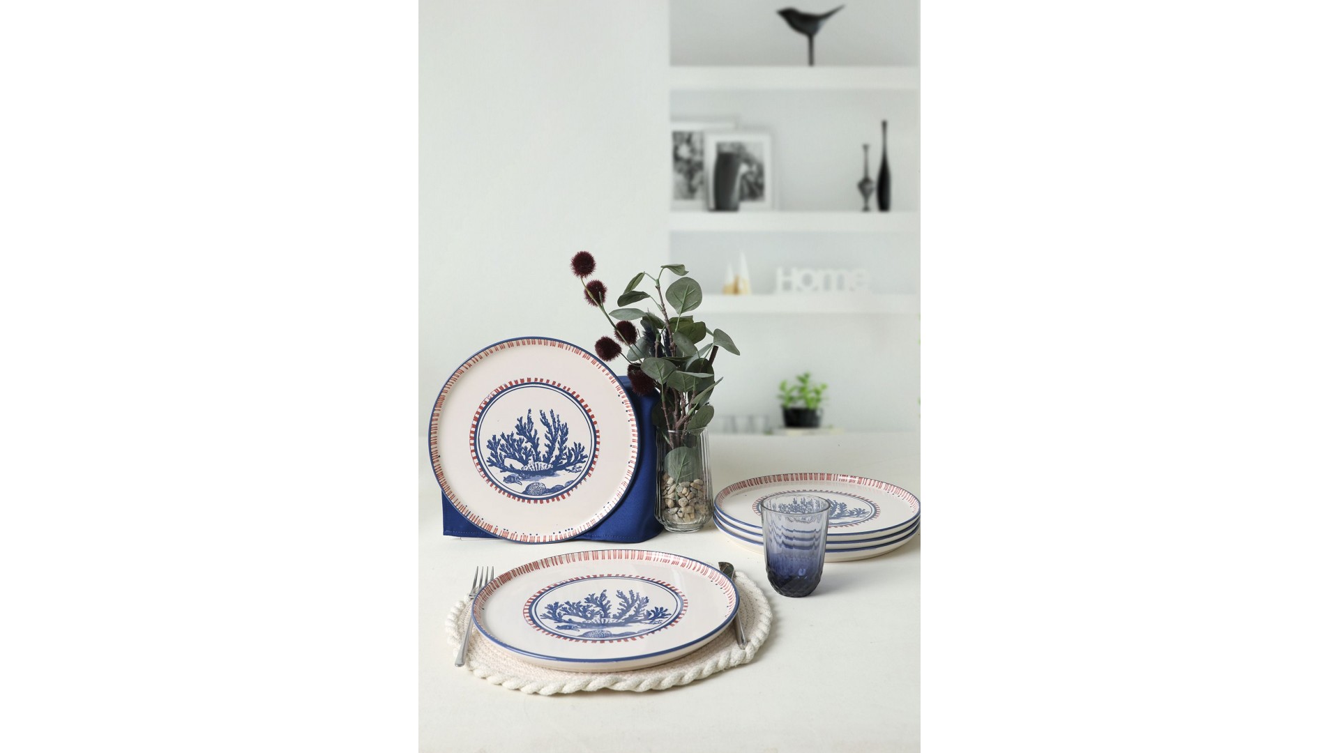 Marine Wonders Nordic Servis Tabağı 28 Cm 6 Adet 22741
