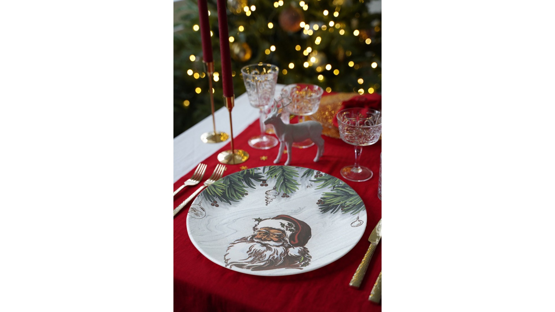 Santa Servis Tabağı 26 Cm - 17958