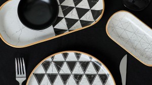 Keraart Trigon Kahvaltı Takımı 18 Parça 6 Kişilik 18765-67-69