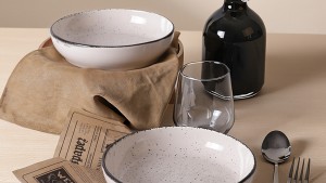 Krem Ephesus Yemek / Salata Tabağı 20 Cm 2 Adet 23381